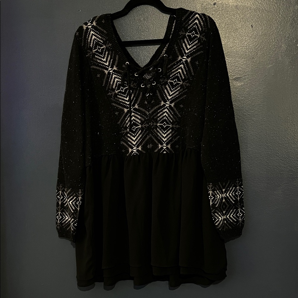 Torrid 3 sweater baby doll top